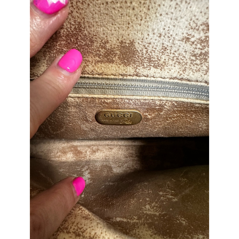 Gucci Plus Beige Brown Vintage Clutch Bag - Picture 16 of 16